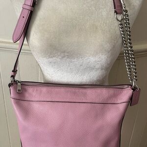 Coach Paxton Duffle In Tulip Pink Pebble Leather-Excellent Condition!